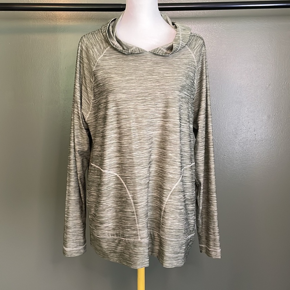 Eddie Bauer Green Lightweight Pullover